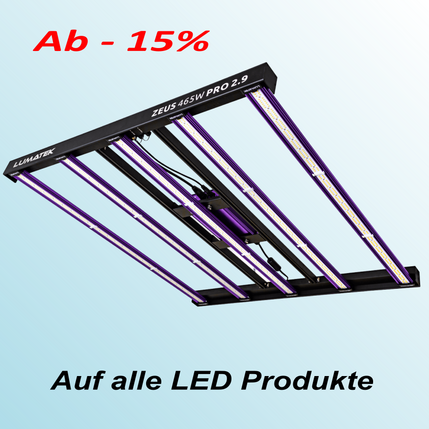 Ab - 15% auf all LED Produkte