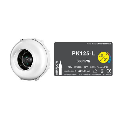 PRIMA KLIMA Ventilator PK125-L