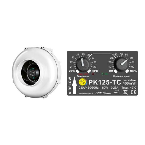 PRIMA KLIMA Ventilator PK125-TC Temperatur geregelt