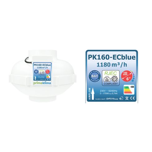 PRIMA KLIMA Ventilator PK160-ECblue