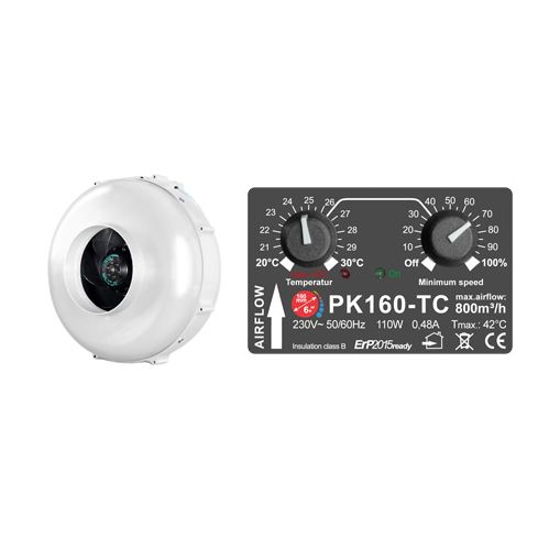 Prima Klima Ventilator PK160-TC 800 m3/h