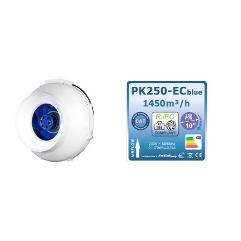 PRIMA KLIMA Ventilator PK250-ECblue