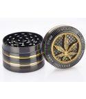 Champ Grinder Metall Bling Bling Leaf Ø 50 mm 4 teilig