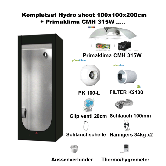 Komplettset 100 CMH 315W