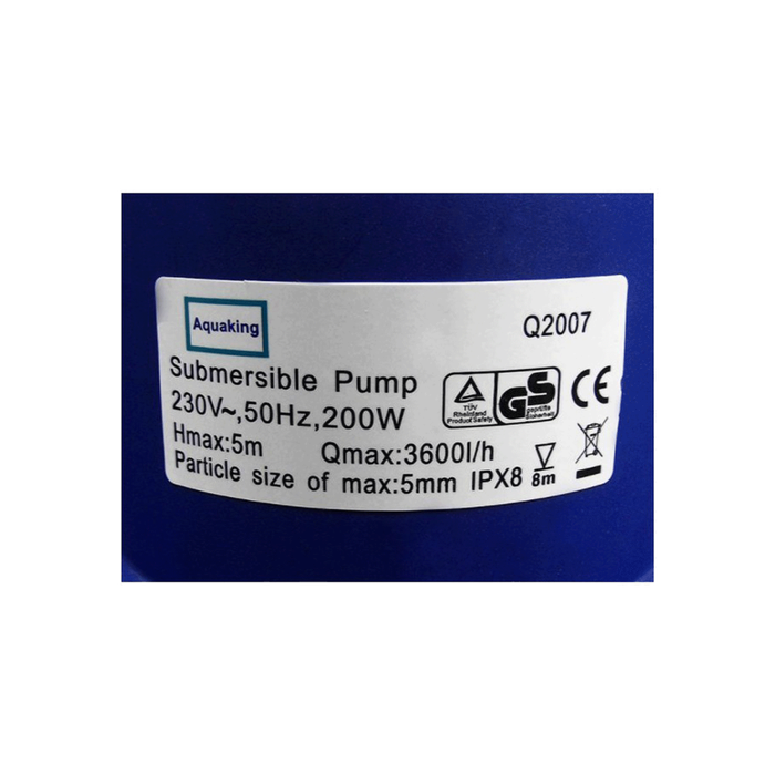 Wasserpumpe Aquaking  Q2007 4000L