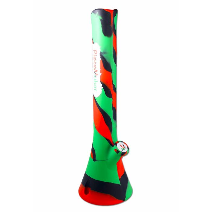 PieceMaker Kahuna Kwest Swirl Silicone Bong