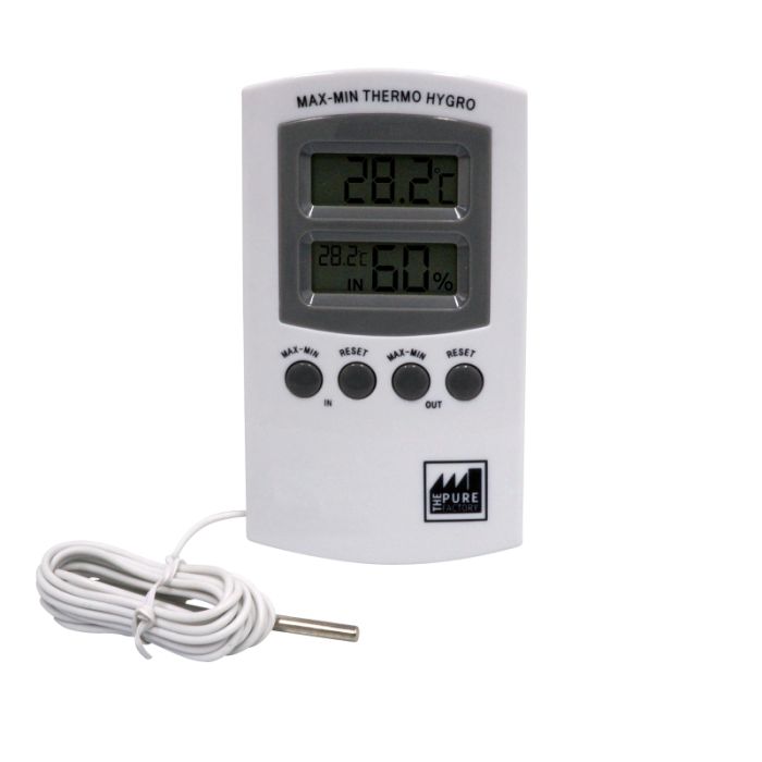 Premium  Thermometer + Hygrometer 2 Messpunkte  