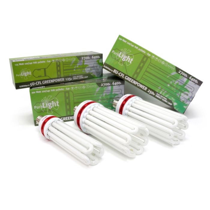 Energiesparlampe pure light cfl 250w Grow